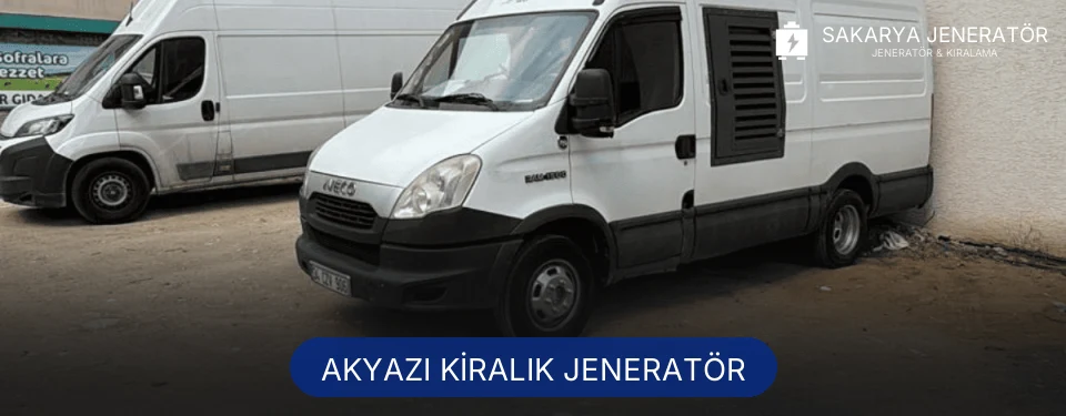 Akyazı Kiralık Jeneratör