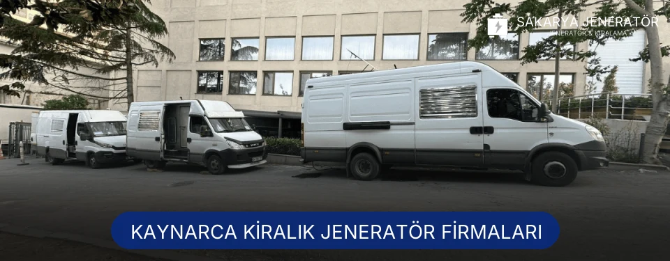 Kaynarca Jeneratör Kiralama